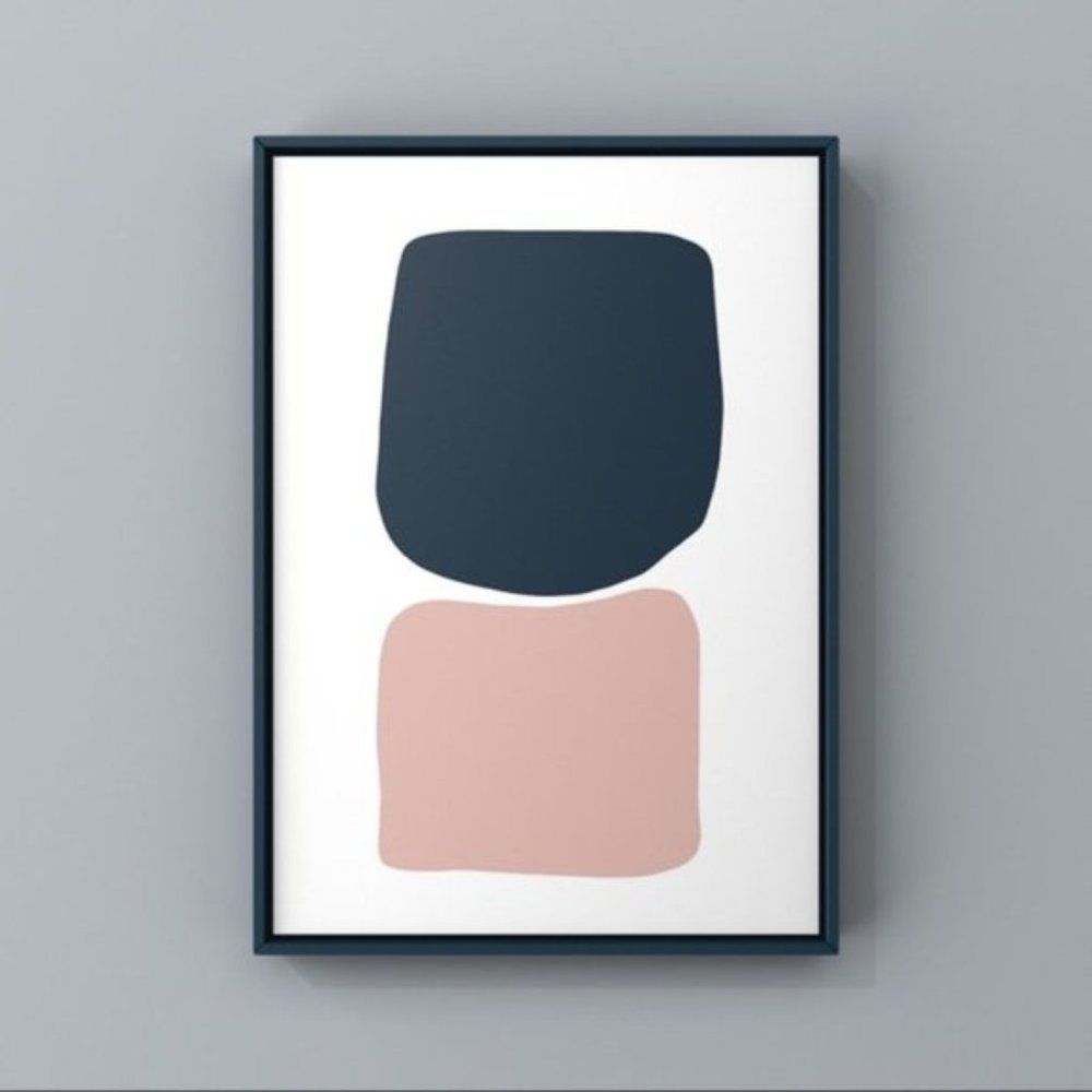 Modern minimalist boho abstract wall art print